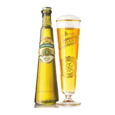 Bia Hamovniki 4,8 % Nga – thùng 20 chai 500 ml