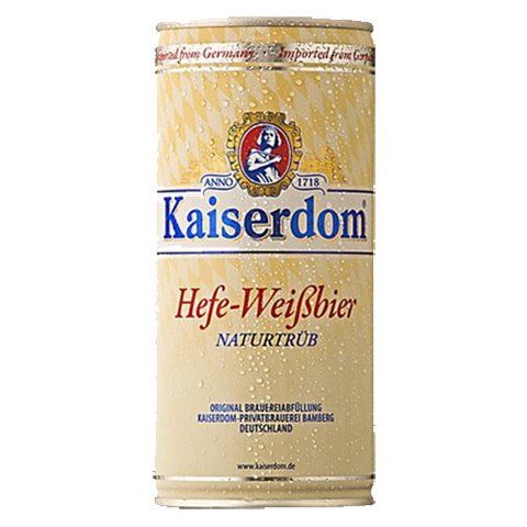 Bia Kaiserdom Hefe Weissbier 4,7% Đức  – lon 1 lít