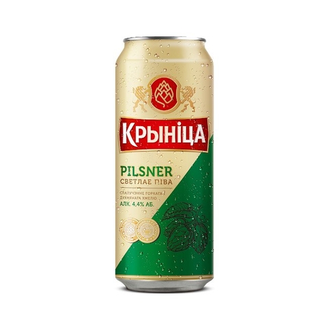Bia Krynica Pilsner 4,4% Nga – thùng 24 lon 450ml