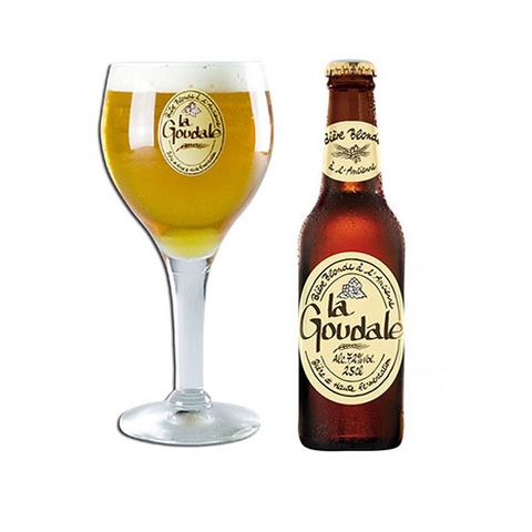 Bia La Goudale Blonde 7.2% Pháp – thùng 24 chai 250ml