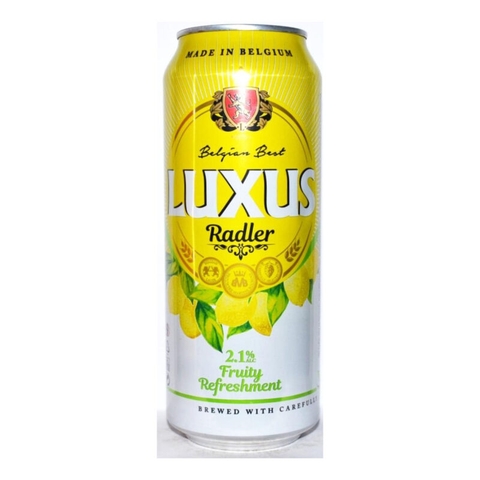 Bia Luxus Radler 2,1% Bỉ – thùng 24 lon 500ml