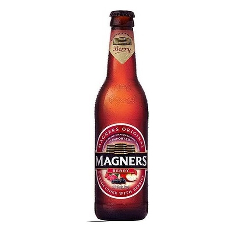 Bia Magners Berry Cider 4,5% Ireland – thùng 24 chai 330ml (vị dâu)