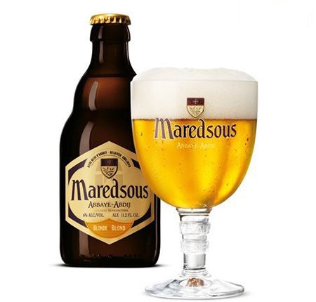 Bia Maredsous vàng 6% Bỉ – chai 330ml