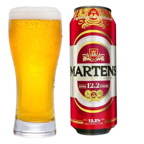 Bia Martens Extra Strong 12,2% Bỉ – thùng 24 lon 500ml