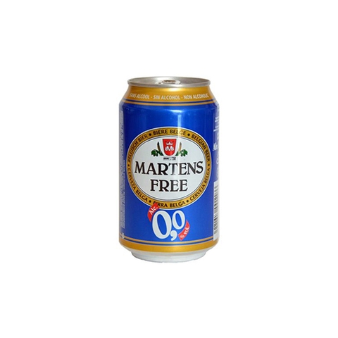 Bia Martens Free 0% Bỉ  – thùng 24 lon 330ml