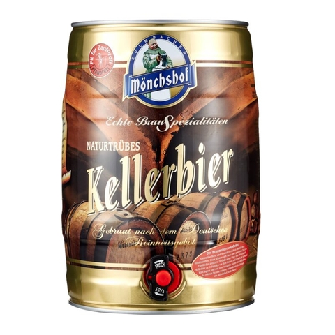 Bia Monchshof Kellerbier 5,4% Đức – bom 5 lít