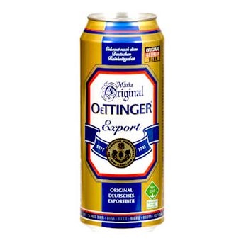 Bia Oettinger Export 5,4% Đức – thùng 24 lon 500ml