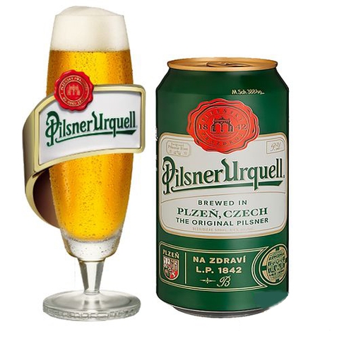 Bia Pilsner Urquell 4,4% Tiệp – thùng 24 lon 330ml
