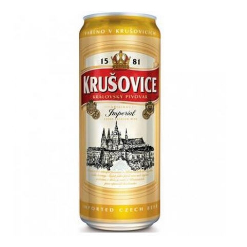Bia Krusovice Imperial 5% Tiệp – 24 lon 500ml