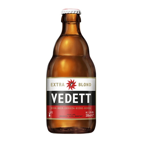 Bia Vedett Extra Blond 5,2% Bỉ – chai 330ml