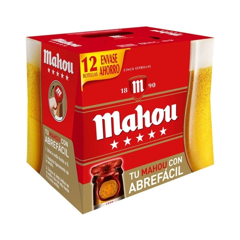Bia Mahou Classic 5,5% Tây Ban Nha – thùng 24 chai 250ml