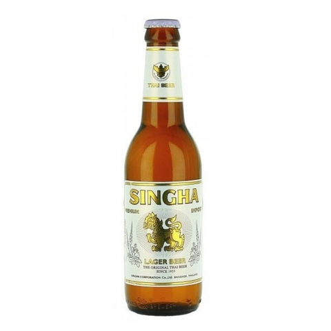 Bia Singha 5% Thái Lan – thùng 24 chai 330ml