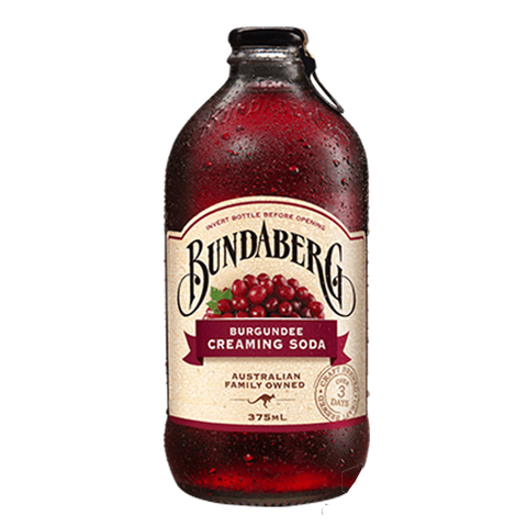 Nước trái cây Bundaberg Creaming Soda Úc – thùng 12 chai 375ml