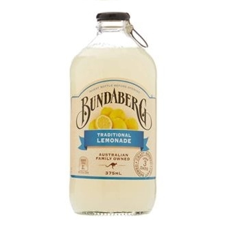 Nước trái cây Bundaberg Traditional Lemonade 8% Úc – 12 chai 375ml