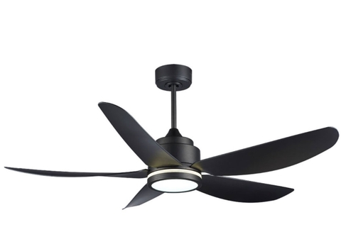 Quạt trần Benny BF-C52LUX-B đèn Led có điều khiển từ xa màu đen