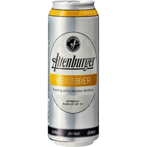 Bia Altenburger Weissbier 5,4% Đức – thùng 24 lon 500ml