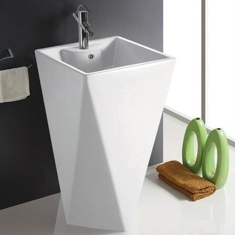 Chậu rửa mặt nghệ thuật chân đứng Dantalux DTL-6022