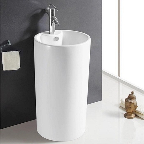 Chậu rửa mặt nghệ thuật chân đứng Dantalux DTL-6023