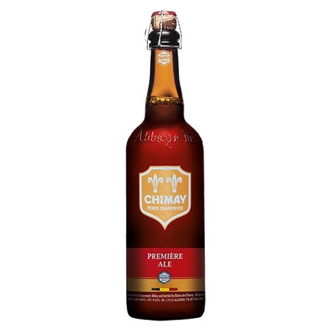 Bia Chimay đỏ 7% Bỉ – chai 750ml