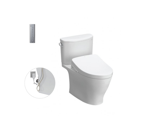 BÀN CẦU TOTO, KÈM NẮP RỬA ĐIỆN TỬ WASHLET CS767RW11