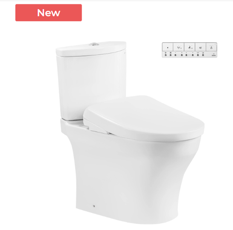Bàn cầu TOTO, kèm nắp rửa điện tử CS838CDW23( nắp rửa dòng S7 - TCF47360GAA)