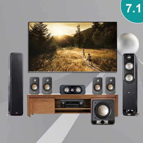 Dàn âm thanh xem phim 7.1 Polk, Denon LA208