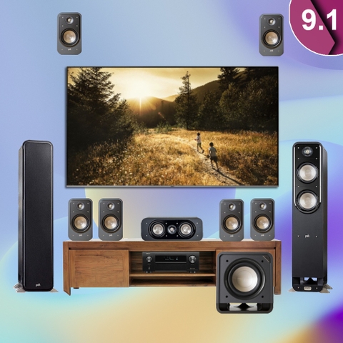 Dàn âm thanh xem phim 9.1 Polk, Denon LA213