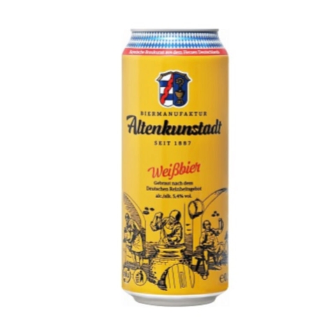 Bia Altenkunstadt Weibbier 5,4% Đức- thùng 24 lon 500ml