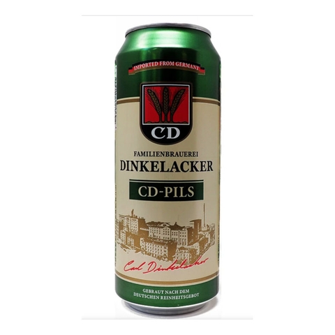 Bia Dinkelacker CD Pils 4,9% Đức – thùng 24 lon 500ml