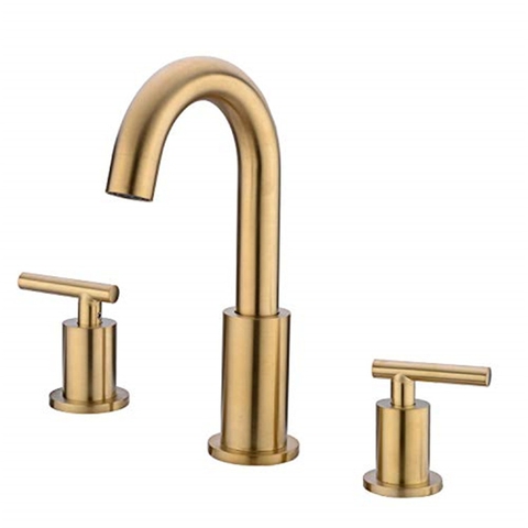 Vòi chậu lavabo, vòi bồn tắm màu vàng mờ DL-V03G