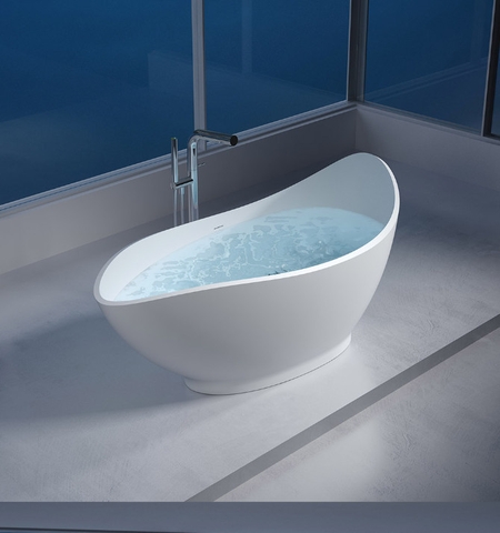 Bồn tắm Đá Nhân tạo Polystone -Solic Surface Daelim DL-V2M (1750x810x570mm)