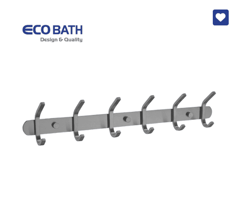 Móc áo EcoBath EC2038-6BU màu ghi xám