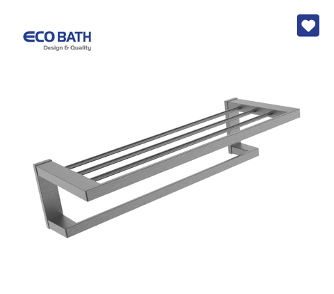Vắt khăn giàn EcoBath EC211-12BU màu ghi xám
