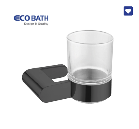 Kệ cốc EcoBath EC888-01MB đen mờ