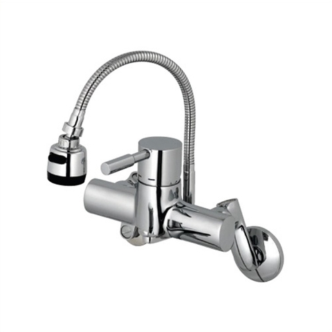 Vòi bếp nóng lạnh cắm tường Hàn Quốc ECOFA E204 ( cần mềm )