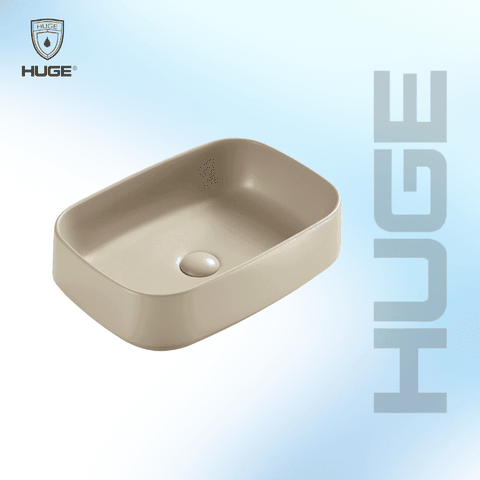 Chậu đặt bàn HUGE H-LD1500BE mầu be