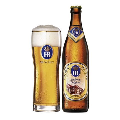 Bia Hofbrau Original 5,1% Đức – chai 500ml