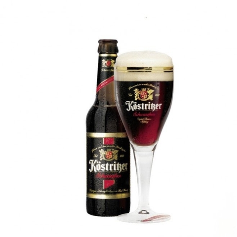 Bia Kostritzer Schwarzbier 4,8% Đức – thùng 24 chai 330ml