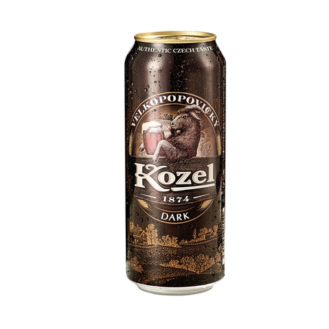 Bia Kozel Dark 3.8% Tiệp – thùng 24 lon 500ml