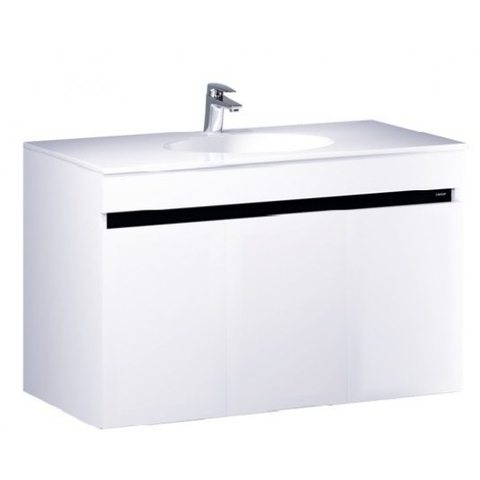 Bộ Tủ Chậu Lavabo Treo Tường Caesar LF5028/EH15028AV Màu Trắng