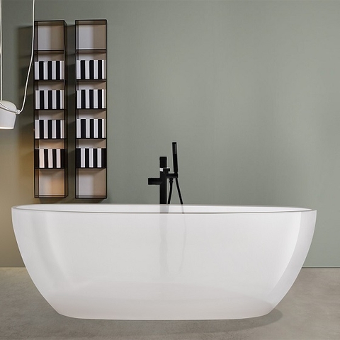 Bồn tắm nghệ thuật màu đỏ Daelim DL-046 White (1500-1600-1700-1800mm)