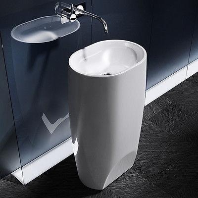 Chậu rửa mặt nghệ thuật chân đứng Dantalux DTL 6028