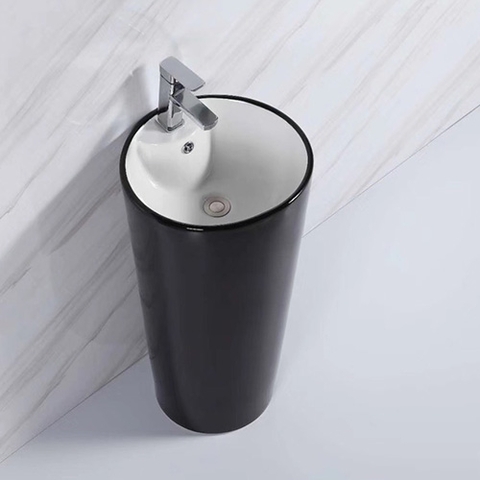 Chậu rửa mặt nghệ thuật chân đứng Dantalux DTL-2085B