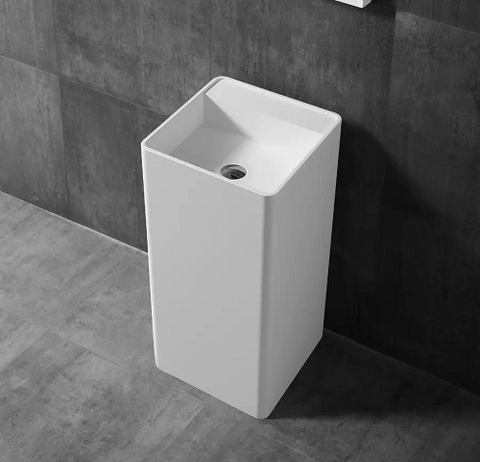 Chậu rửa mặt nghệ thuật chân đứng Dantalux DTL-2086W