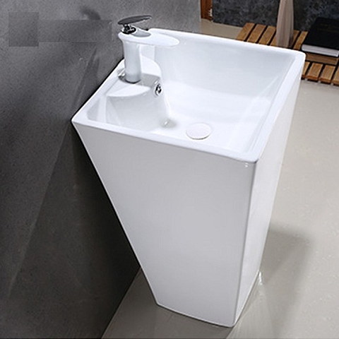 Chậu rửa mặt nghệ thuật chân đứng Dantalux DTL-6024