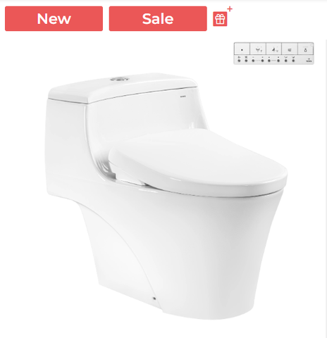 Bàn cầu TOTO, kèm nắp rửa điện tử MS823CDRW23( nắp rửa dòng S7 - TCF47360GAA)