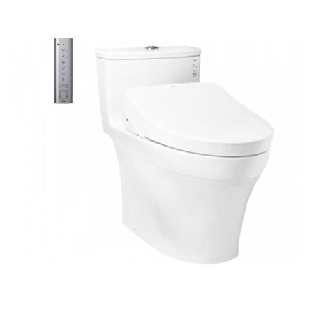 BÀN CẦU MỘT KHỐITOTO, KÈM NẮP RỬA ĐIỆN TỬ TOTO WASHLET MS885CDW12