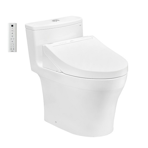 Bàn cầu TOTO, kèm nắp rửa điện tử WASHLET - MS885CDW15