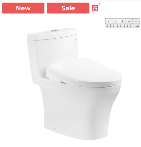Bàn cầu TOTO, kèm nắp rửa điện tử MS889CDRW23( nắp rửa dòng S7 - TCF47360GAA)
