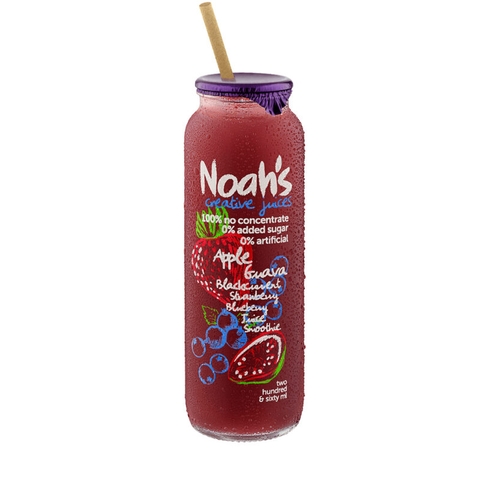 Nước ép sinh tố Noah’s vị Apple Guava chai 260ml